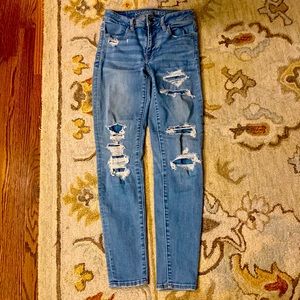 American Eagle Skinny Jeans size 00. Selling all 5 pairs for $75.00